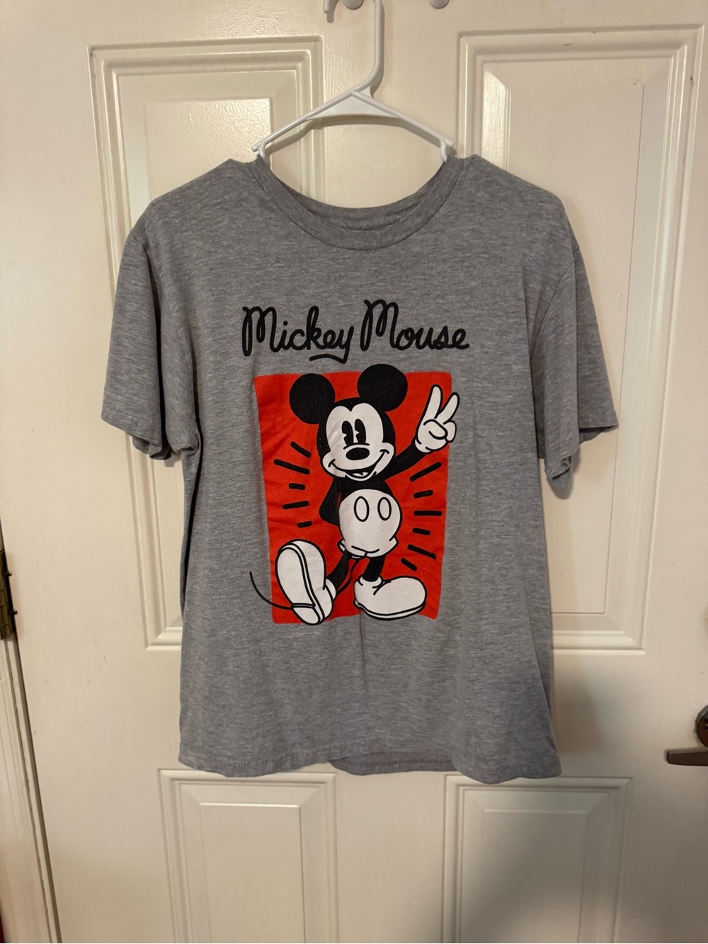 Mickey Mouse Grey womens Graphic Tee